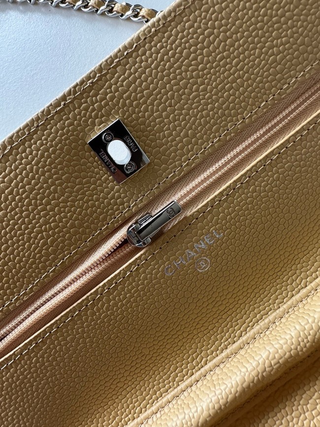 Chanel Classic Wallet On Chain Grained Calfskin AP4241-18