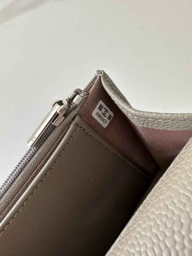 Chanel Classic Wallet On Chain Grained Calfskin AP4241-12