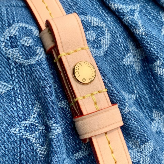 Louis Vuitton NEW Pochette Valley M13571 Denim Blue