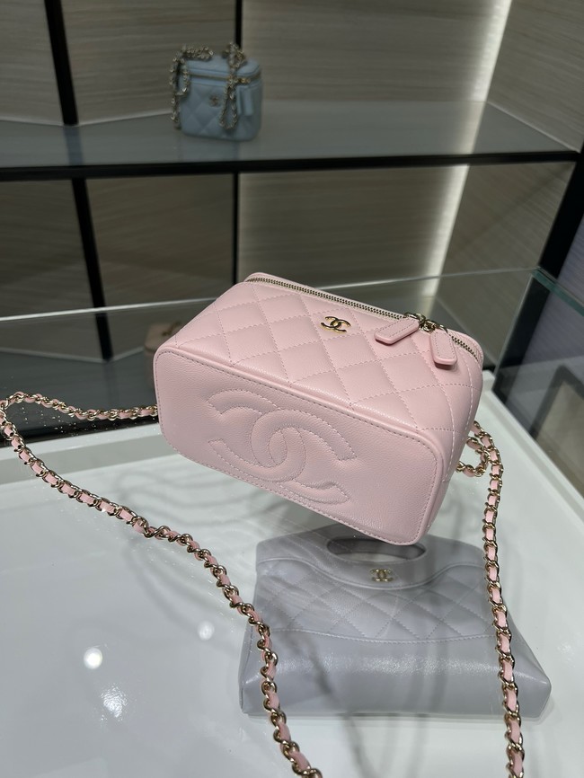 CHANEL Classic Small Vanity with Chain AP1341 pink