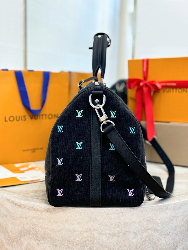 Louis Vuitton Keepall Bandouliere 50 M13966 black