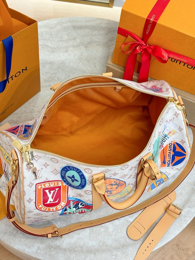 Louis Vuitton NEW Keepall Bandouliere 45 M14736 Monogram Dune