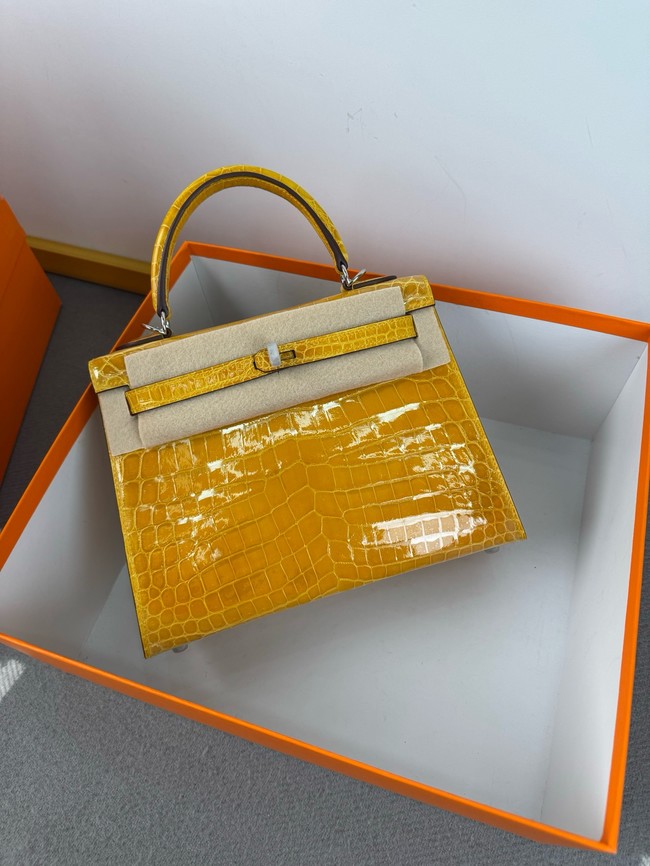 Hermes Kelly Shoulder Bags Nile crocodile leather KL3598-5