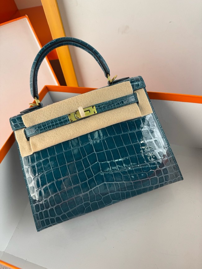 Hermes Kelly Shoulder Bags Nile crocodile leather KL3598-7