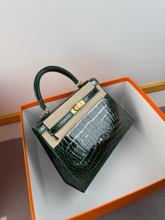 Hermes Kelly Shoulder Bags Nile crocodile leather KL3598-9