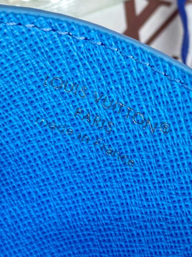 Louis Vuitton Double Card Holder M14864 Blue lagoon