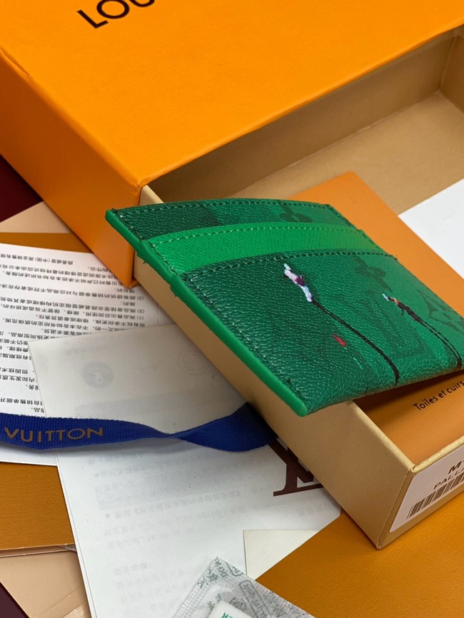 Louis Vuitton Double Card Holder M14864 Green