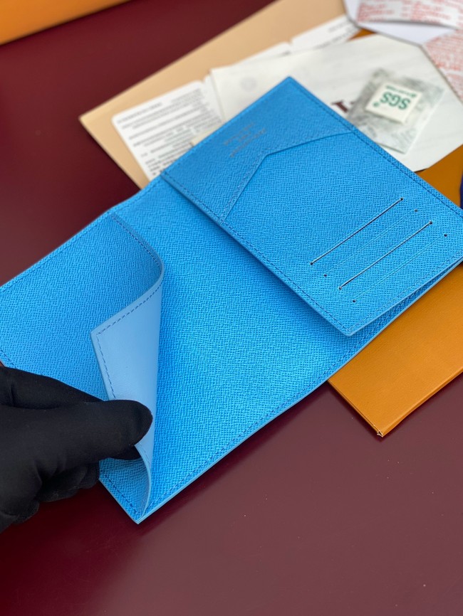 Louis Vuitton Passport Cover M14877 Blue lagoon