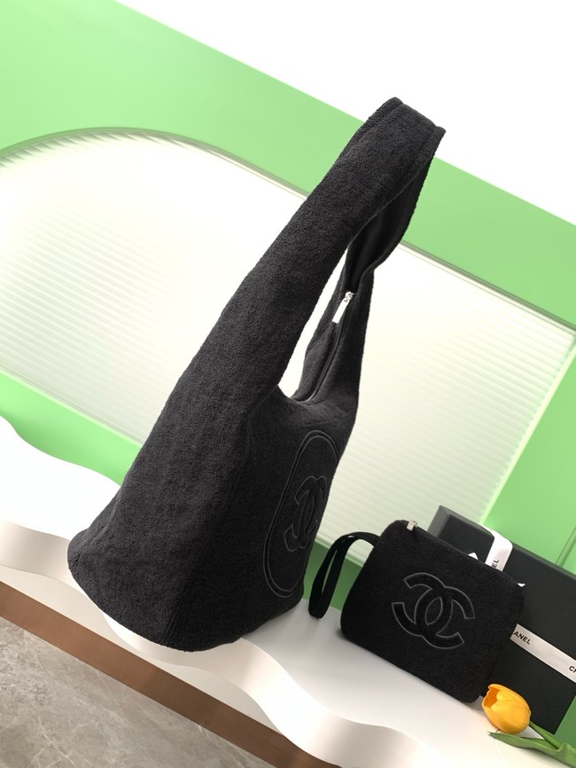 CHANEL Shopping Bag  A7566 Black