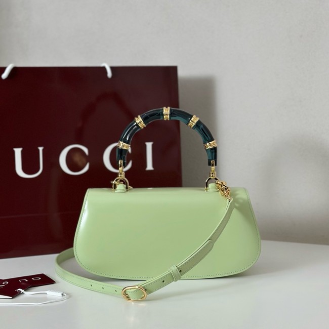 GUCCI BAMBOO DIVA MEDIUM BAG 827750 green