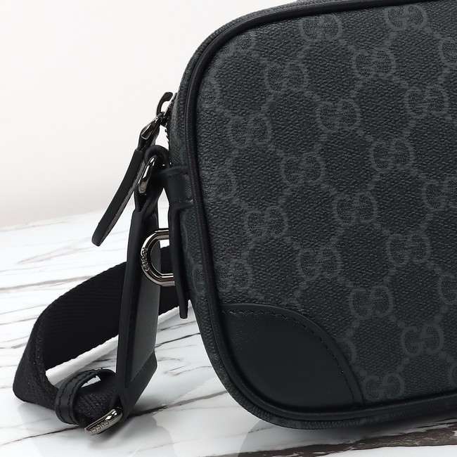 GUCCI GG CANVAS SMALL CROSSBODY BAG 821216 black