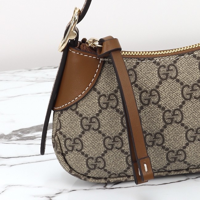 GUCCI GG CANVAS SMALLShoulder Bag 820698 brown
