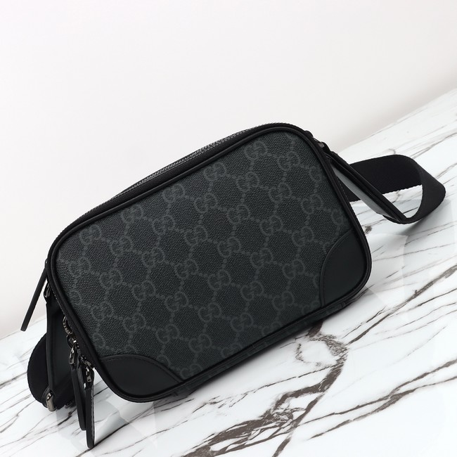 GUCCI GG Emblem mini crossbody bag 821217 black