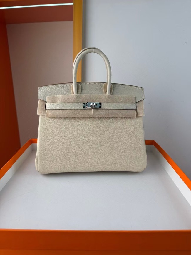 Hermes Birkin Bag Leather Nile crocodile&togo HBK2530-13