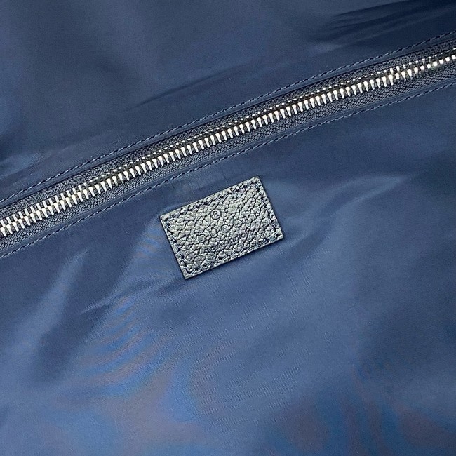 Gucci Medium duffle bag with Web 799871 dark blue GG Supreme