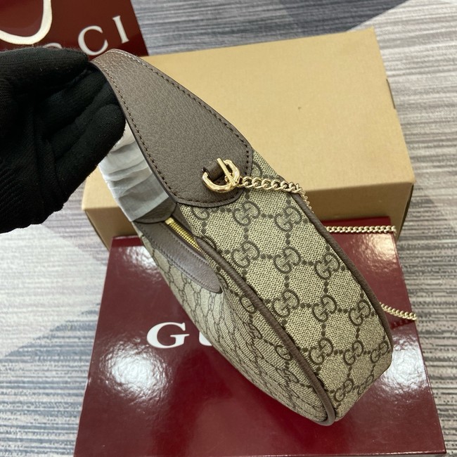 Gucci Ophidia small shoulder bag 838463 brown
