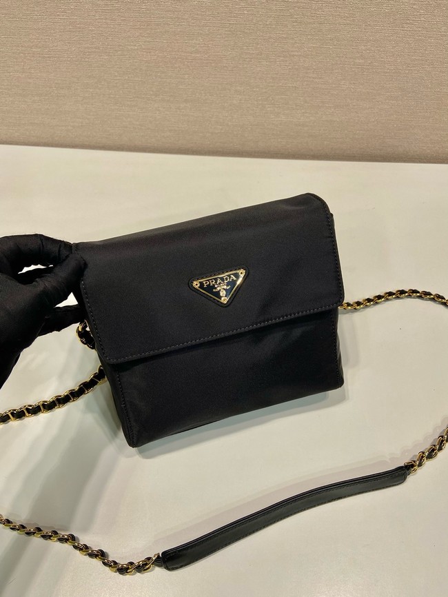 Prada Re-Edition nylon shoulder bag 1BD0648 black
