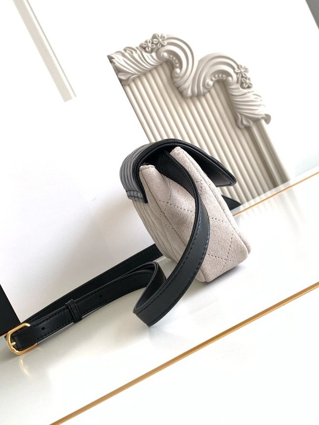 Chanel MINI FLAP BAG AS4677 GRAY