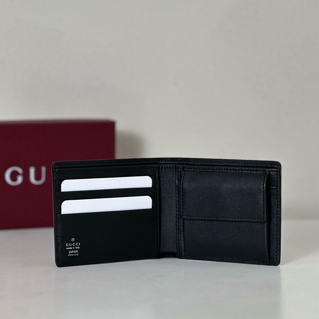Gucci Imprint bi-fold wallet 835002 black