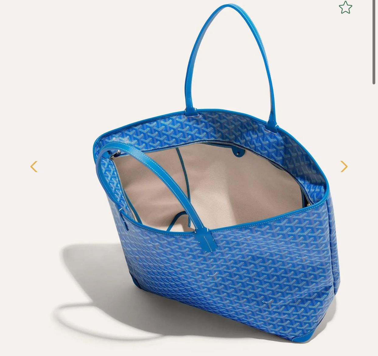 Goyard Artois GM Original Leather Bag G80945 Royal blue