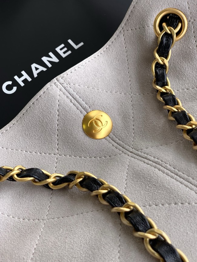 CHANEL Shopping Bag 99485 Black&gray