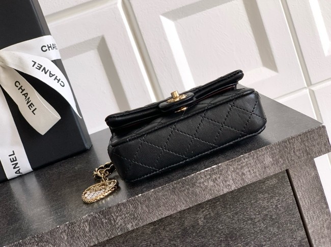 Chanel Classic Mini Bag with hook AP4760 black