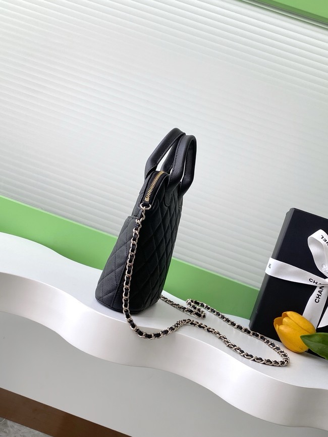 Chanel MINI TOTE BAG Calfskin AS4742 black