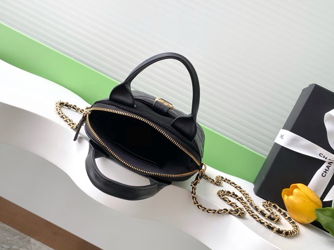 Chanel MINI TOTE BAG Suede Calfskin AS4742 black