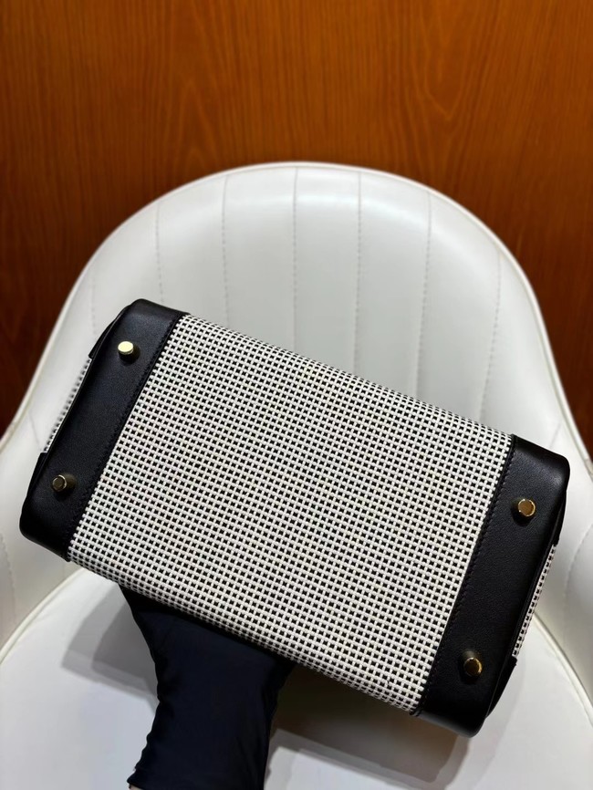 Hermes Birkin Bag togo Leather&Canvas 77886-3