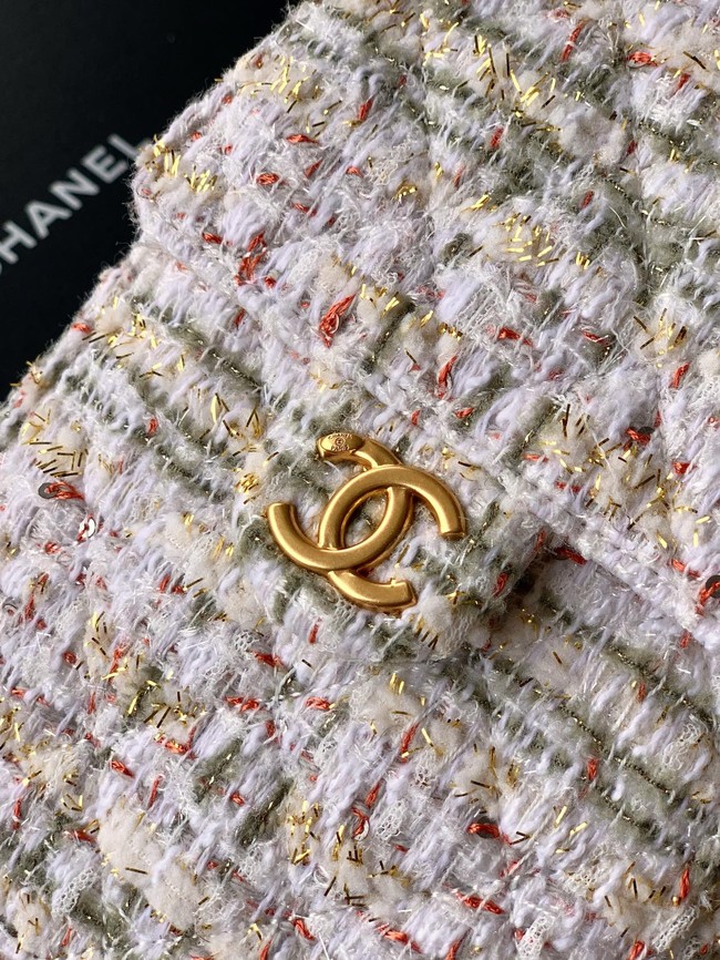 CHANEL 25 SMALL HANDBAG AS5293 Cream