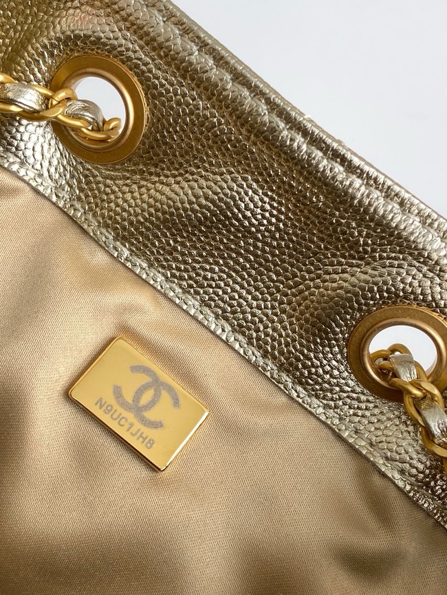 Chanel Grained Calfskin HOBO BAG AS5311 gold