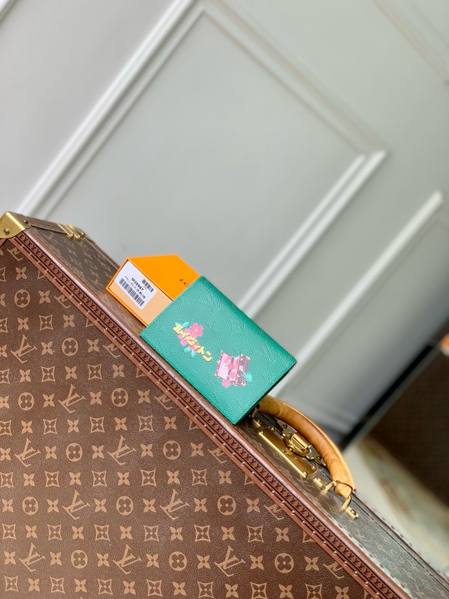 Louis Vuitton NEW Passport Cover M25967 Green