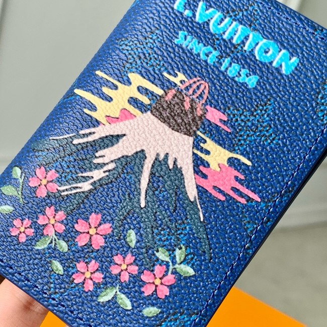 Louis Vuitton NEW Pocket Organizer M25973 blue