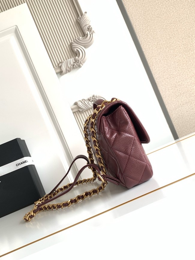 CHANEL Flap Bag AP5347 burgundy