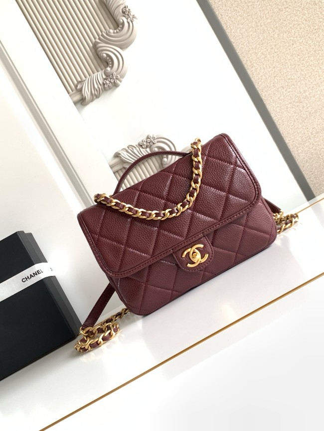 CHANEL Flap Bag AP5347 burgundy