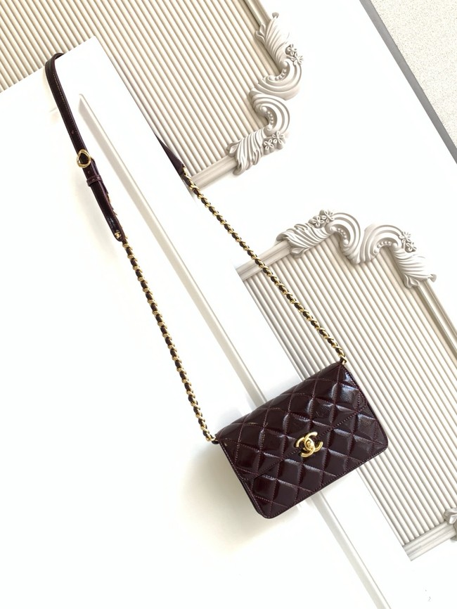 CHANEL Mini Flap Bag AS5618 Dark Brown