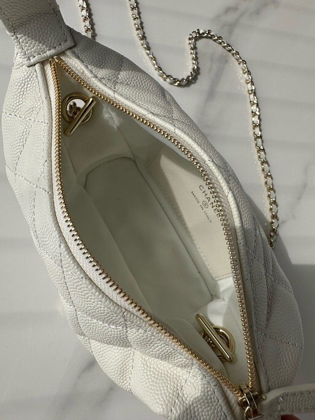 Chanel MINI Shoulder Bag Calfskin AS4386 Cream