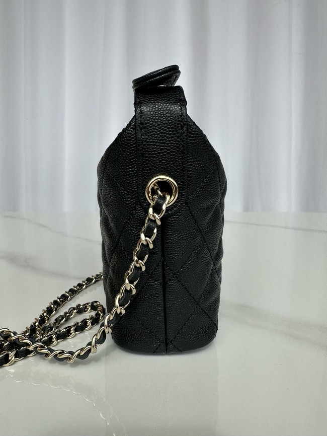 Chanel MINI Shoulder Bag Calfskin AS4386 black