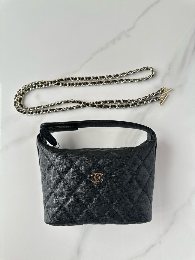 Chanel MINI Shoulder Bag Calfskin AS4386 black