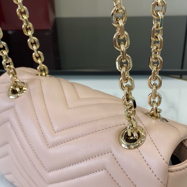 Gucci GG Marmont small shoulder bag 837280 Pale pink