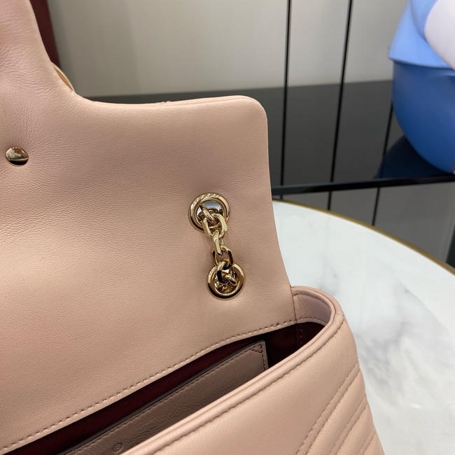 Gucci GG Marmont small shoulder bag 837280 Pale pink