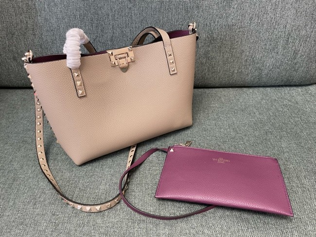 VALENTINO VLOGO calfskin Shoulder Bag 0001 pink