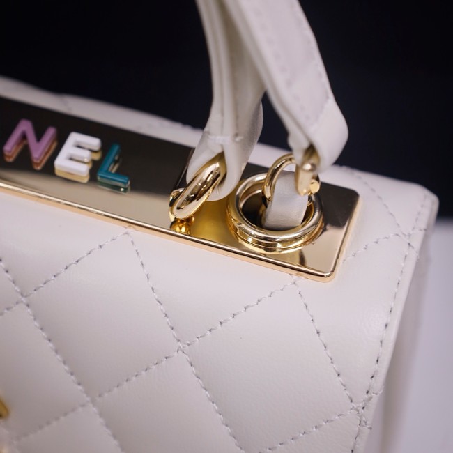 CHANEL mini Flap Bag With Top Handle 4654-3