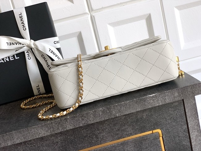 Chanel Flap Bag AS5756  Light Grey