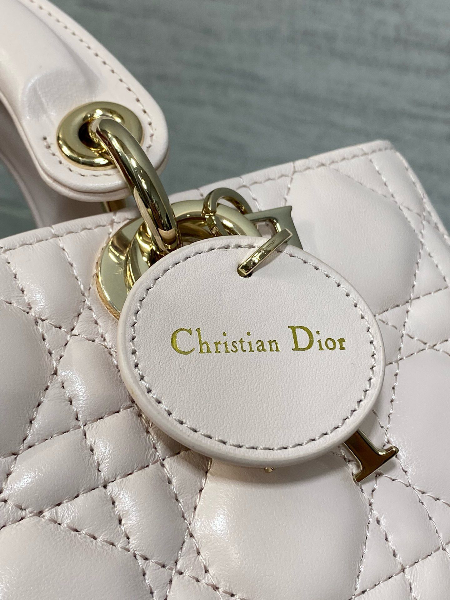 Dior Small Lady D-Joy Bag Cannage Lambskin M0613 Light Pink