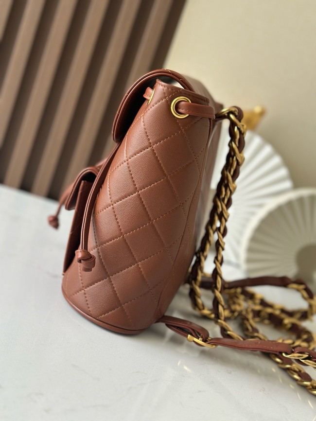 CHANEL BACKPACK A2210 tan