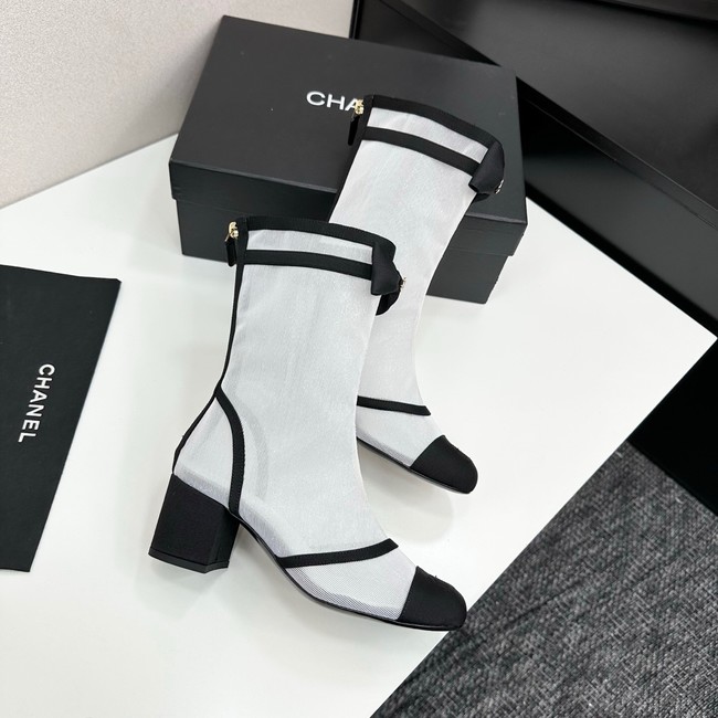 Chanel Mesh and brocade Ankle boots 45008-1