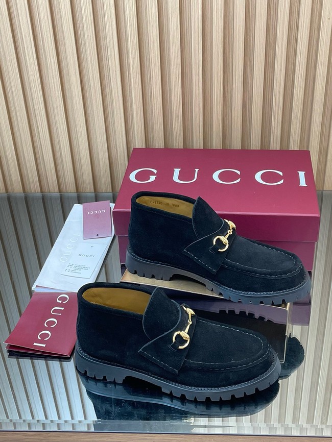 Gucci Womens Horsebit ankle boot 45020-4