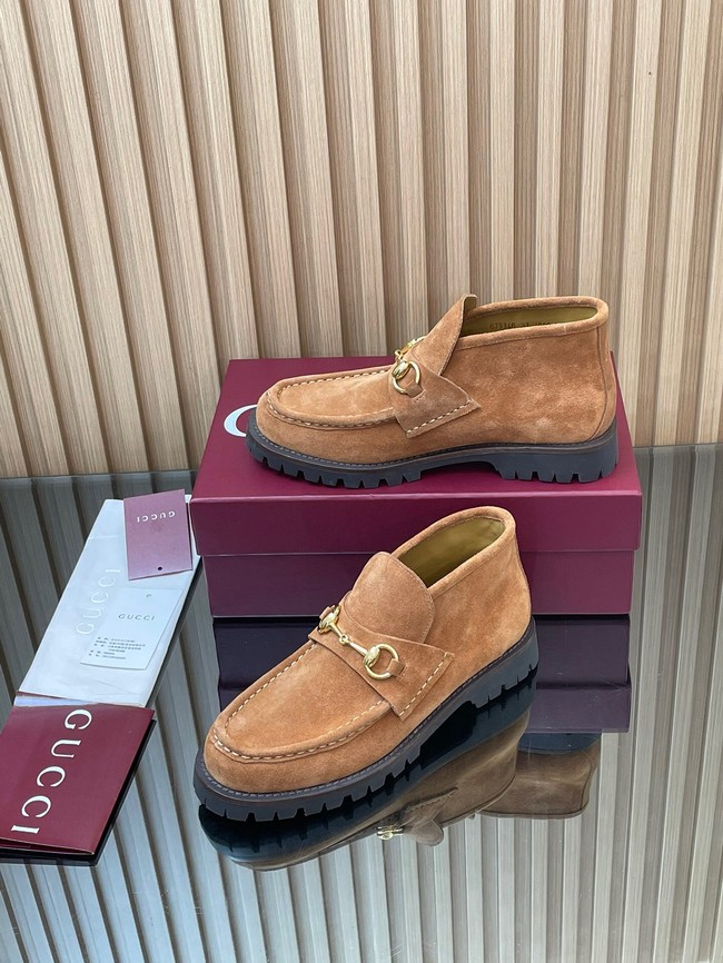 Gucci Womens Horsebit ankle boot 45020-6