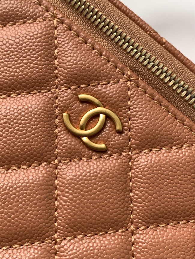 CHANEL Classic Small Vanity with Chain AP4799 Camel
